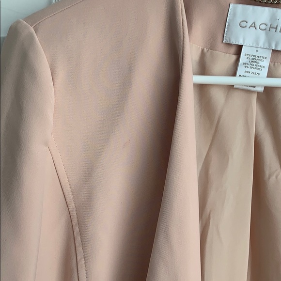 Millenial Pink Caché Blazer - Picture 2 of 5